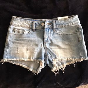 PINK cut off jean shorts
